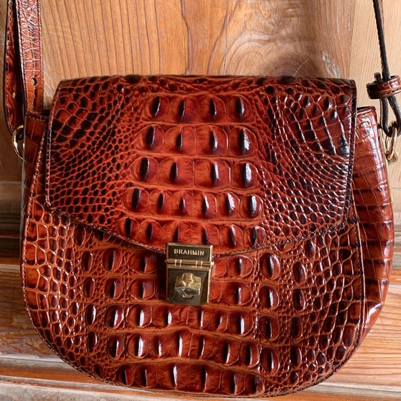 brahmin saddle bag